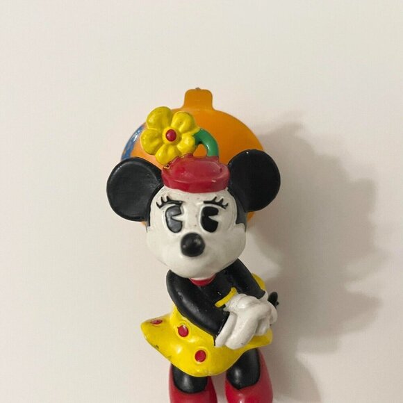 Vtg 1984 Minnie Mouse Bully Suction Cup Figure Disney Toy - Picture 12 of 16